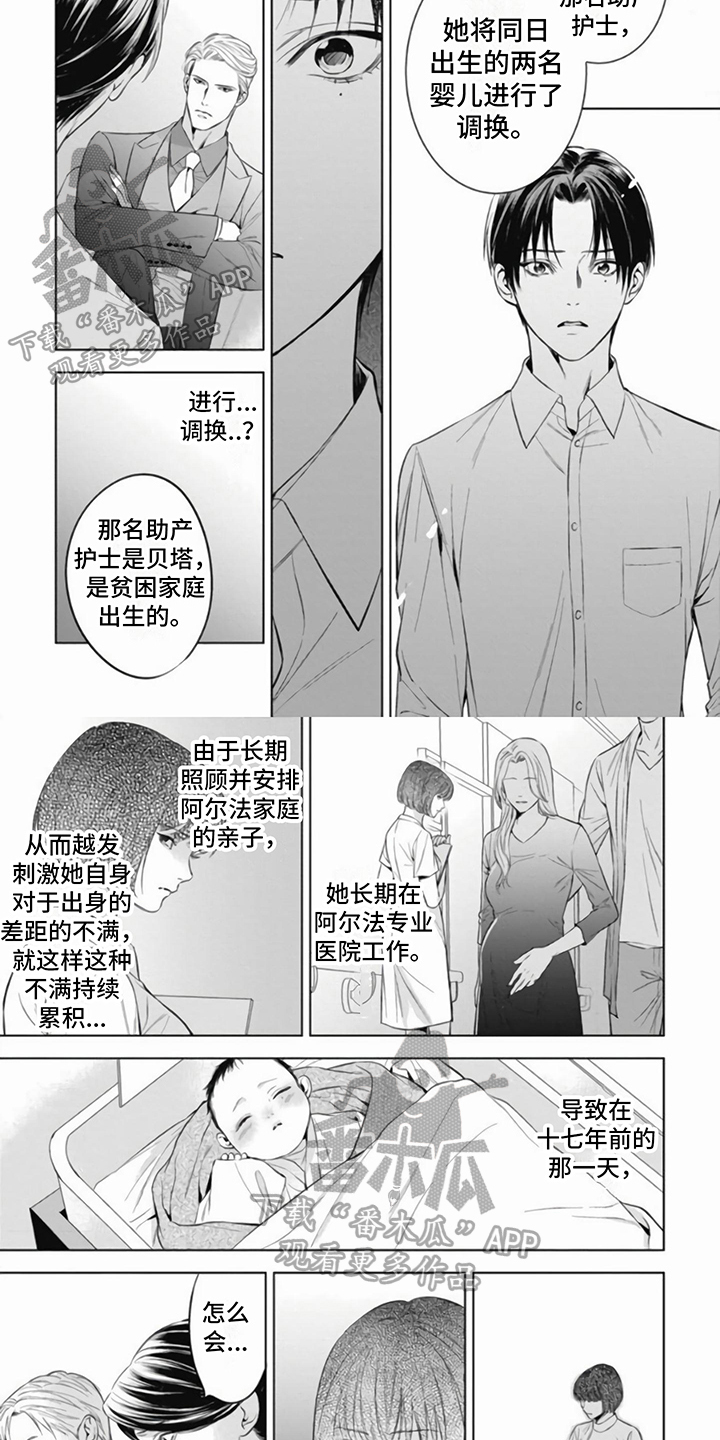 阿尔法的花嫁恋情漫画免费阅读漫画,第8章：身世1图