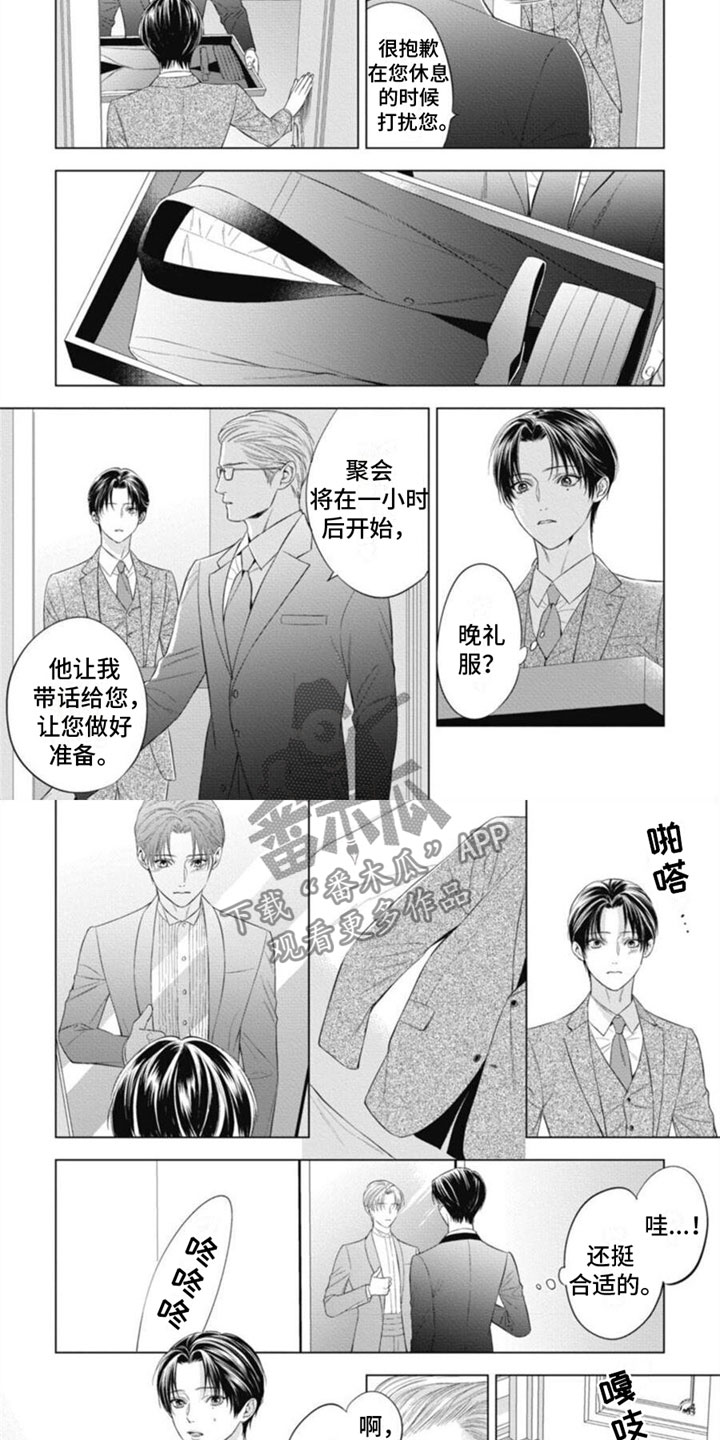 阿尔法的花嫁小说漫画,第24章：晚礼服2图