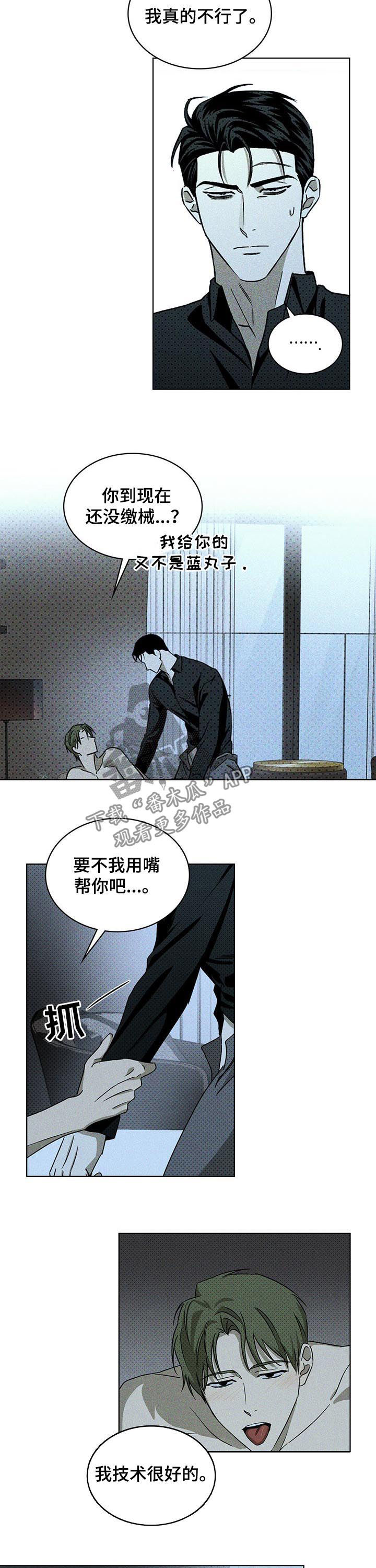 绿色纹理西装漫画,第22章：约定的日子2图