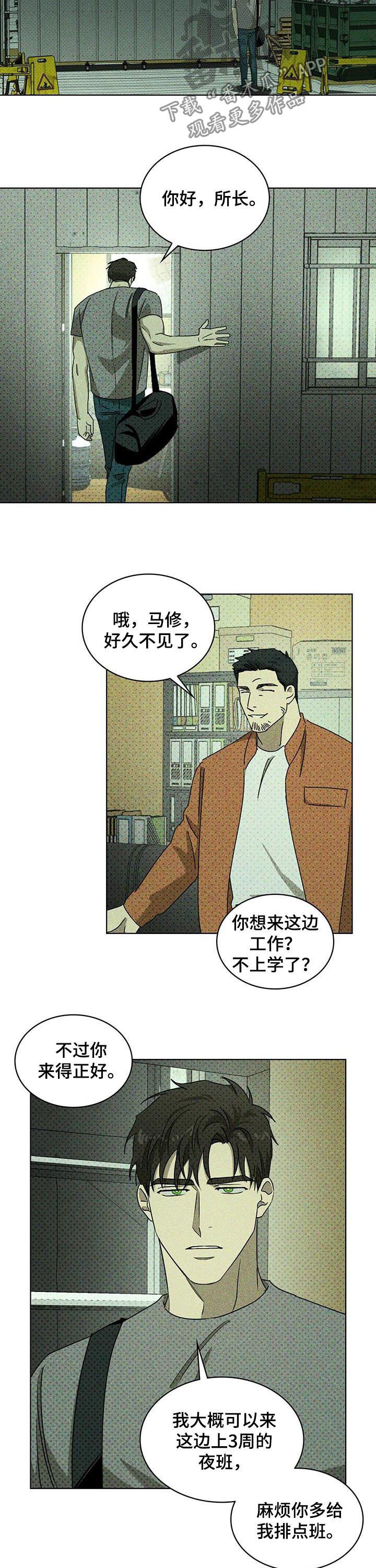 绿色纹理免费阅读漫画,第45章：辗转难眠2图