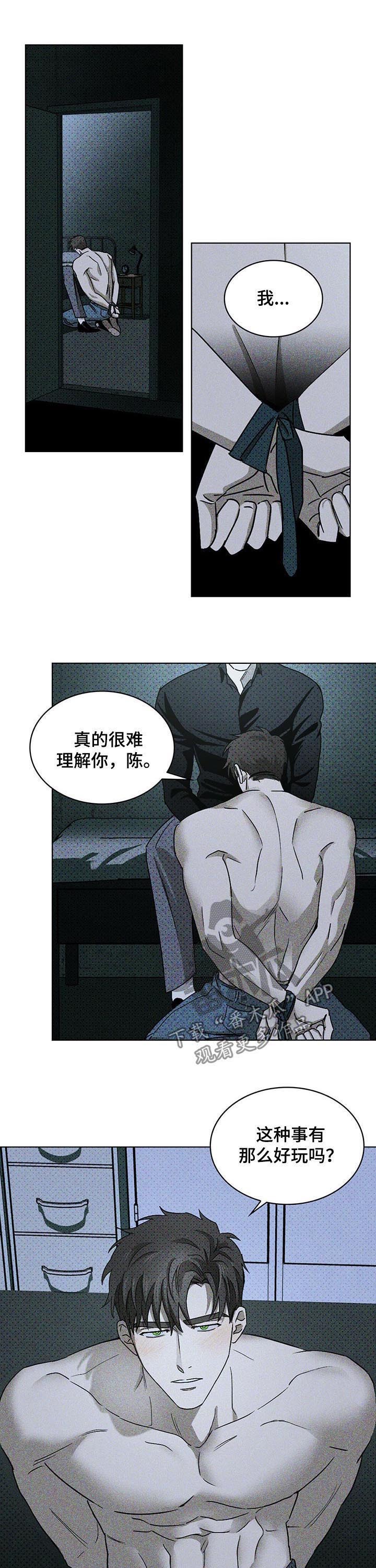 绿色纹理介绍漫画,第24章：误解很深1图