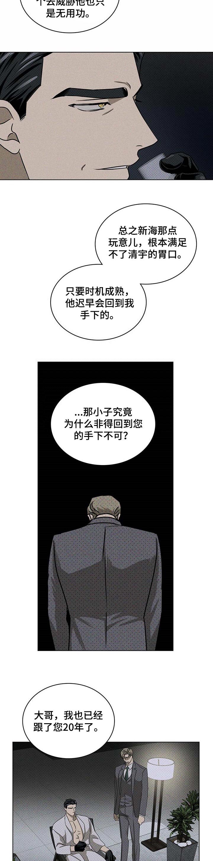 绿色纹理感衬衫大码漫画,第58章：代替不了的位置2图