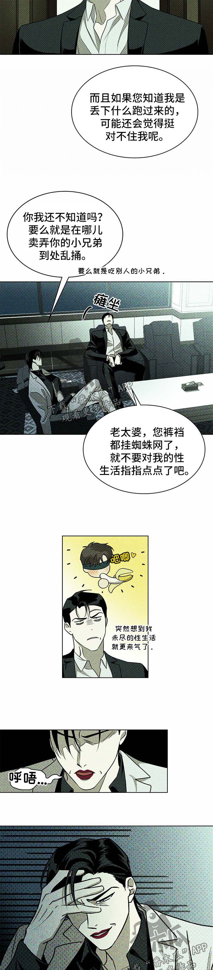 绿色纹理板材漫画,第18章：解释2图