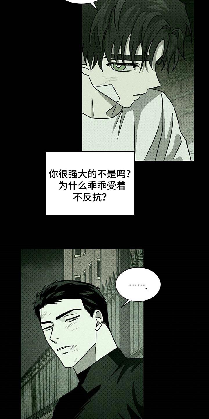 绿色纹理无删减免费漫画,第66章：我希望人不会变2图