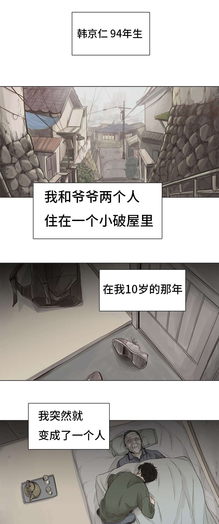 狐疑漫画,第1章：一个人1图