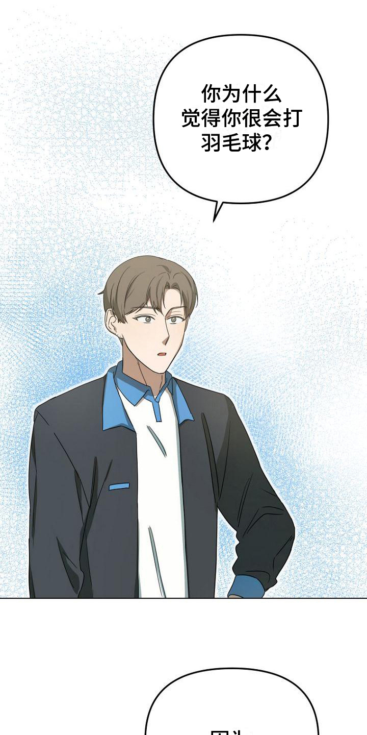 脑海中的浪漫漫画,第18章：不会羽毛球2图