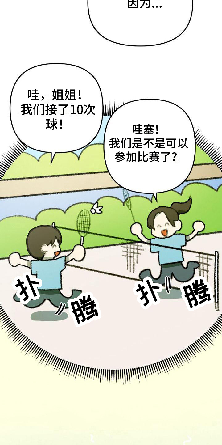 脑海中的浪漫漫画,第18章：不会羽毛球1图