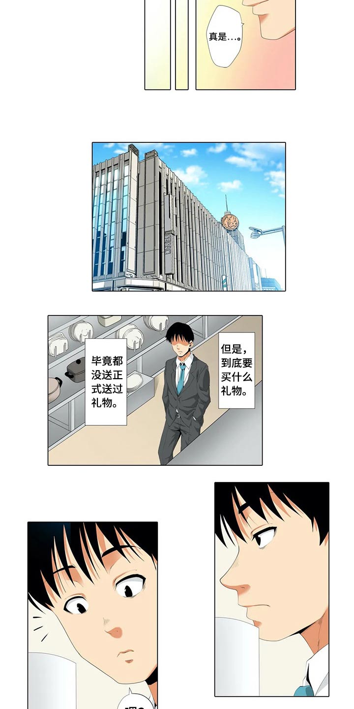 美容院店主漫画,第32章：礼物1图