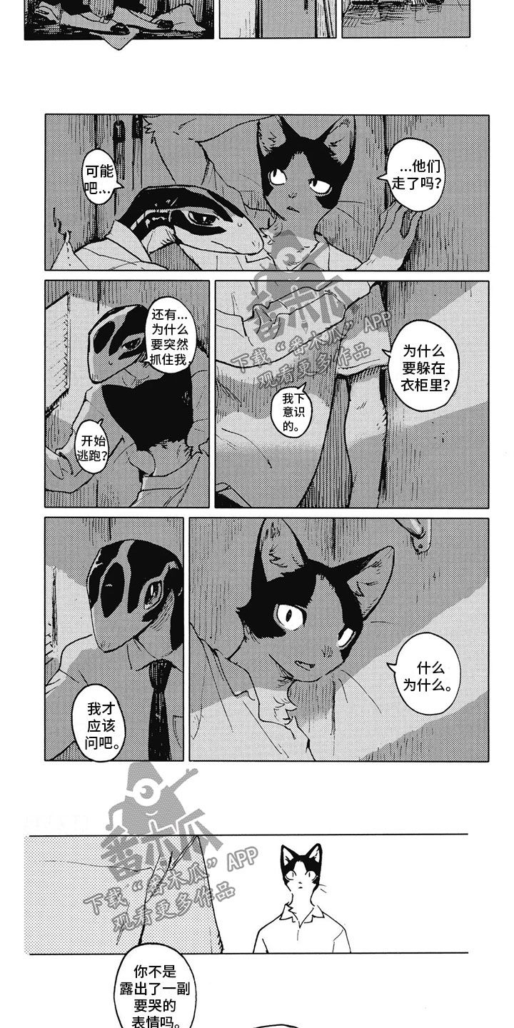 蓝猫男猫咪高贵洋气的名字漫画,第15章：多待一会1图