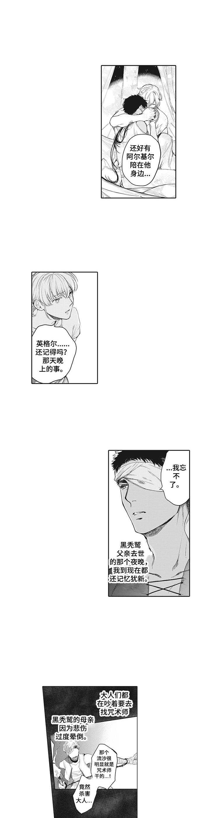 撒哈拉之谜电视剧漫画,第10章：咒术师2图