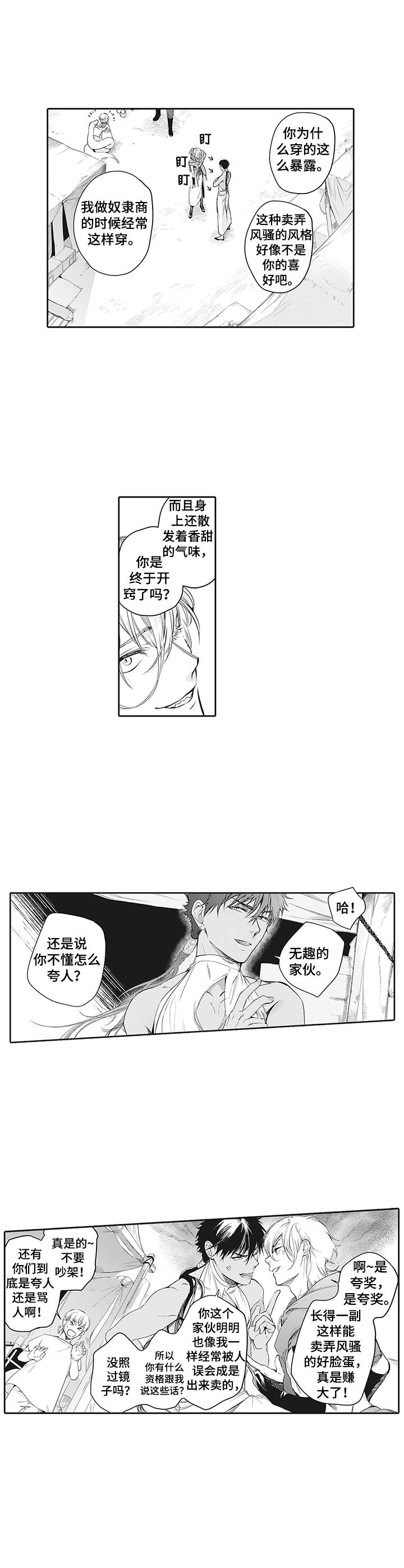 撒哈拉沙漠里面的狼漫画,第5章：挑衅2图