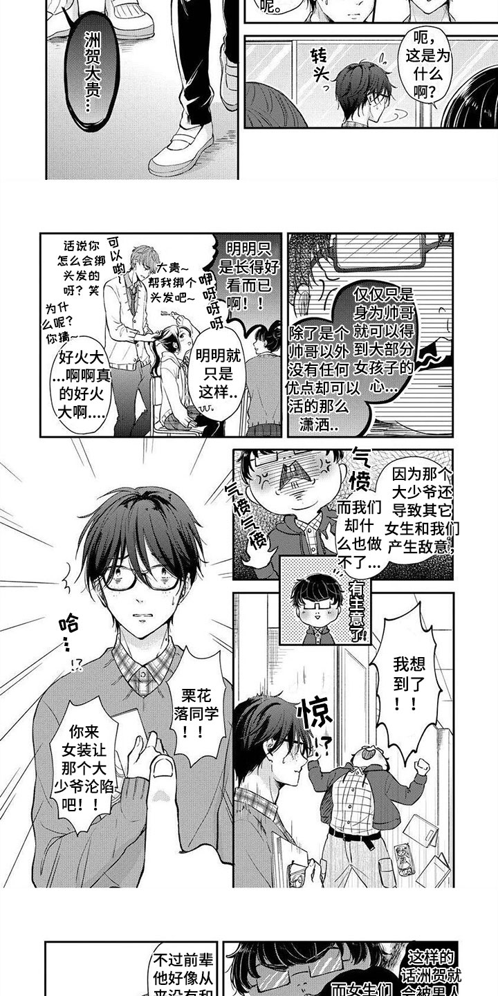 男友女装比自己好看漫画,第1章：出乎意料的2图