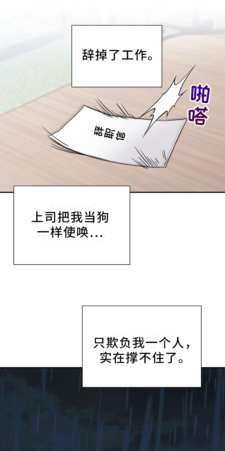 穿行岩石迷宫图片漫画,第1章：辞职1图