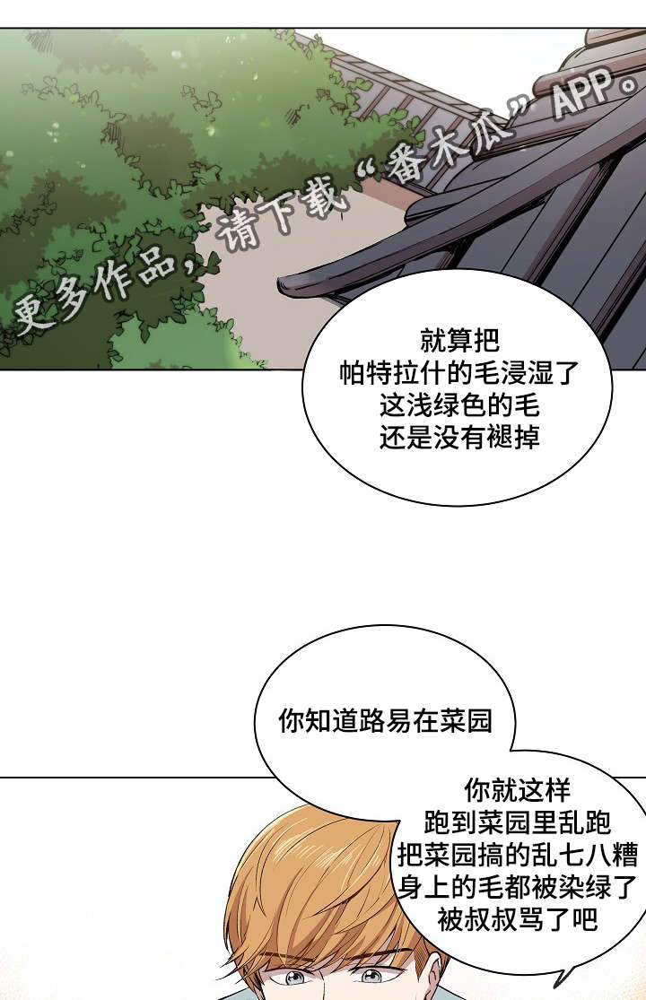 房主回到家漫画,第13章：一起看雨景1图