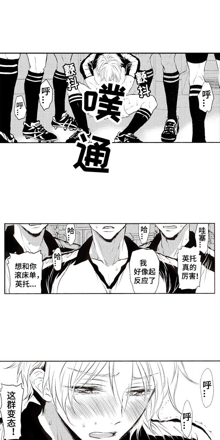 橄榄球团宠漫画,第2章：三角旗1图