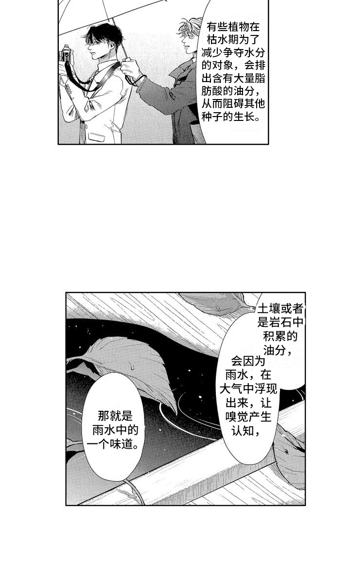 香草文章语文漫画,第12章：雨水味1图