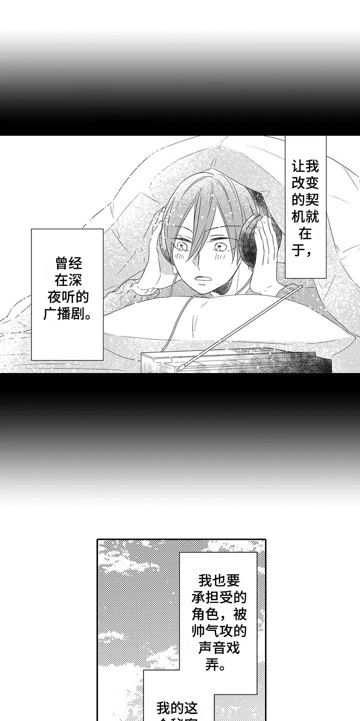 逆位声优漫画,第6章：录音了1图