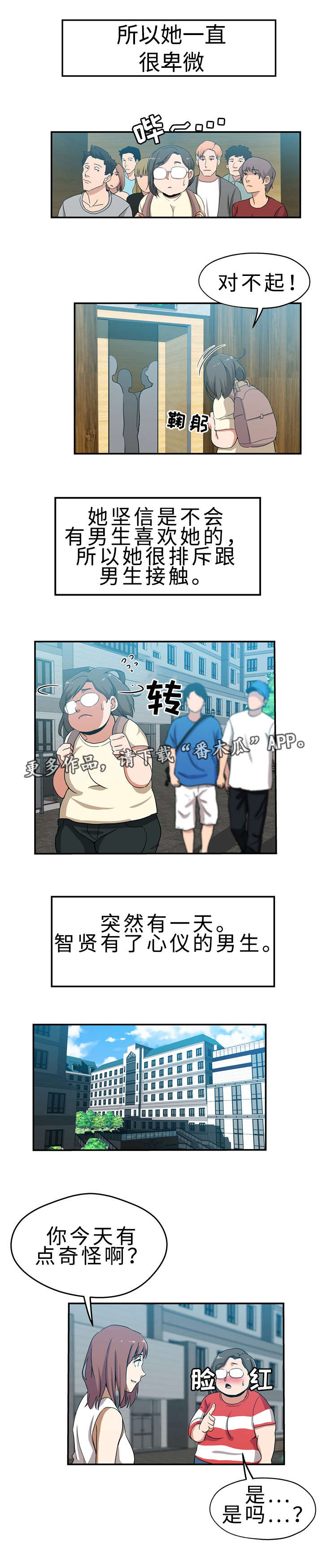 连环追撞漫画,第32章：极度自卑1图