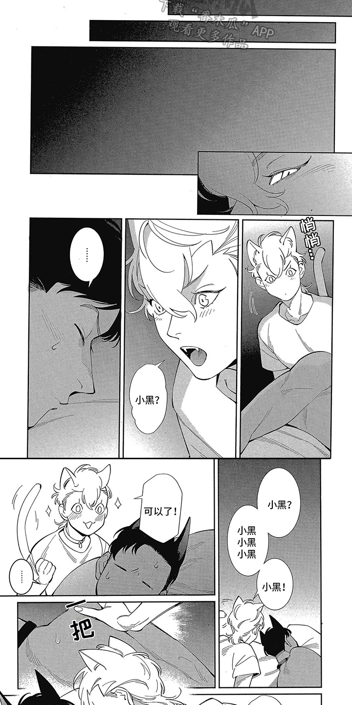 猫狗一家亲广播剧漫画,第7章：装睡 2图