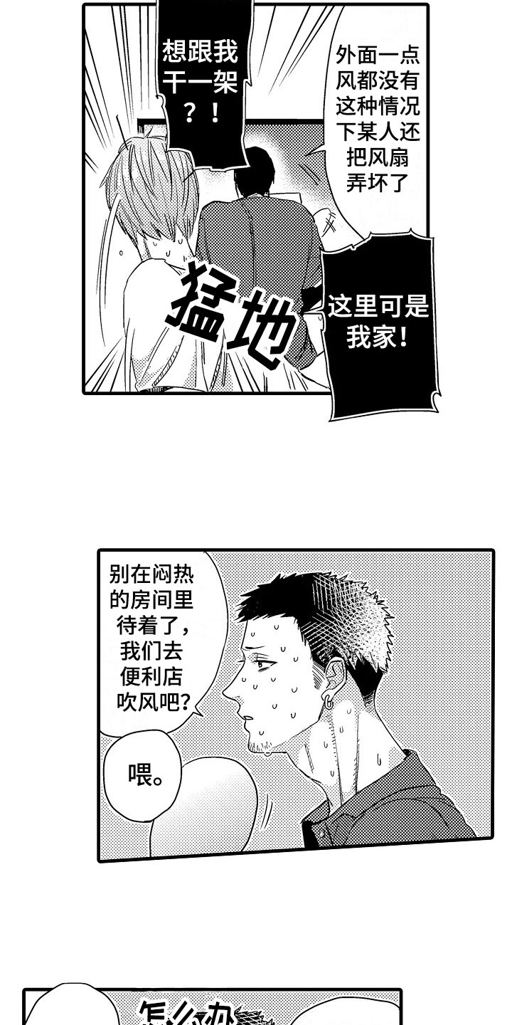 发小们都是狗漫画,第1章：炎热1图