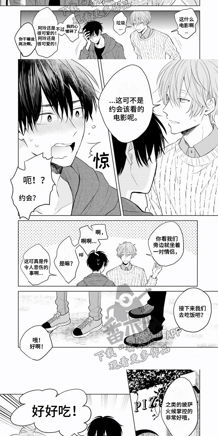 关系转变漫画,第17章：约会1图