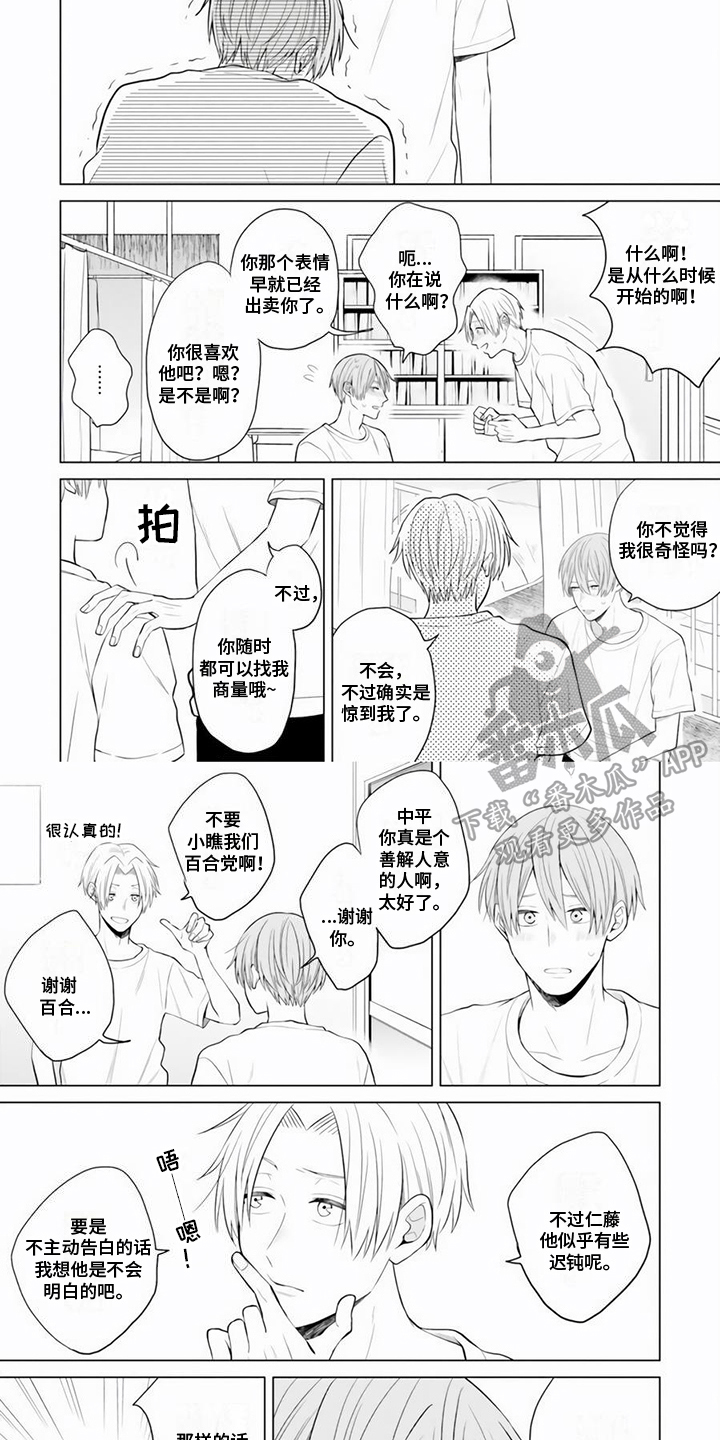 关系转变漫画,第24章：简单的心意1图