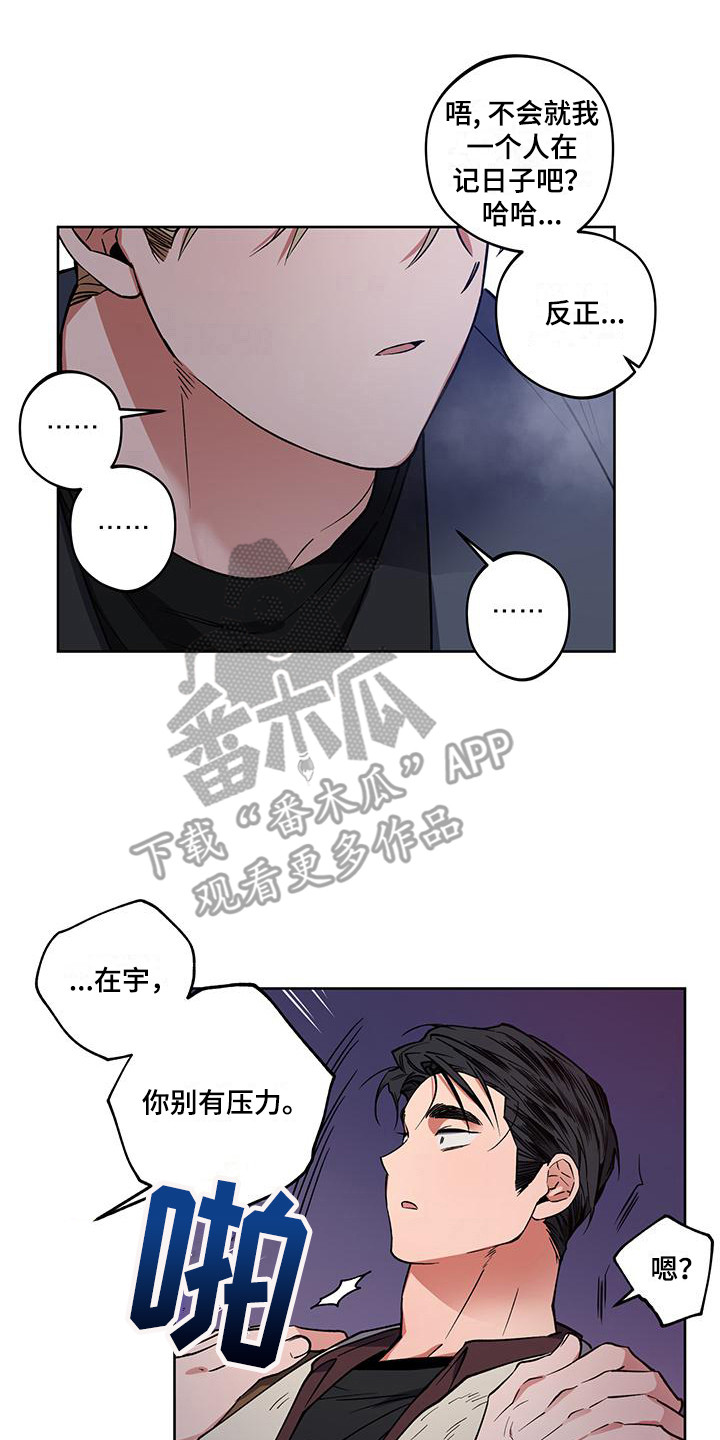 交往一周年纪念日文案漫画,第19章：重新开始1图