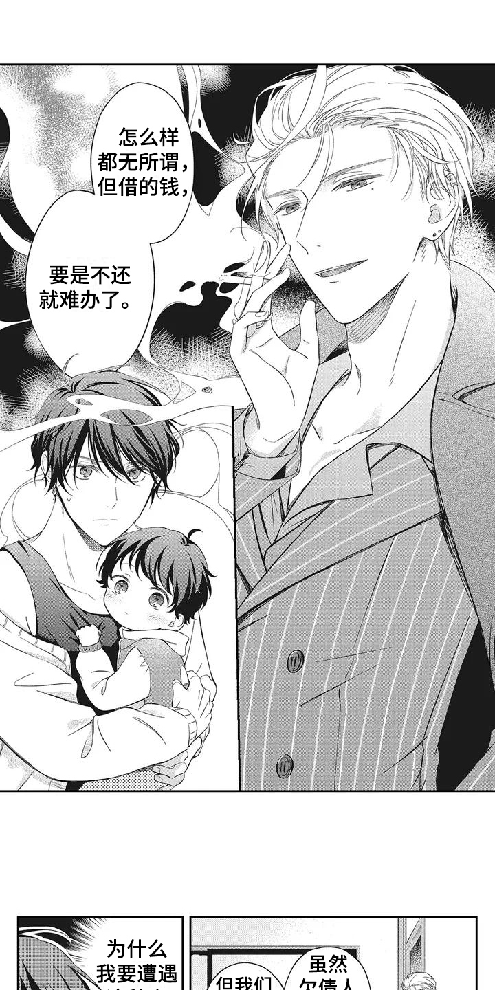 流氓缠上我漫画,第1章：欠债1图