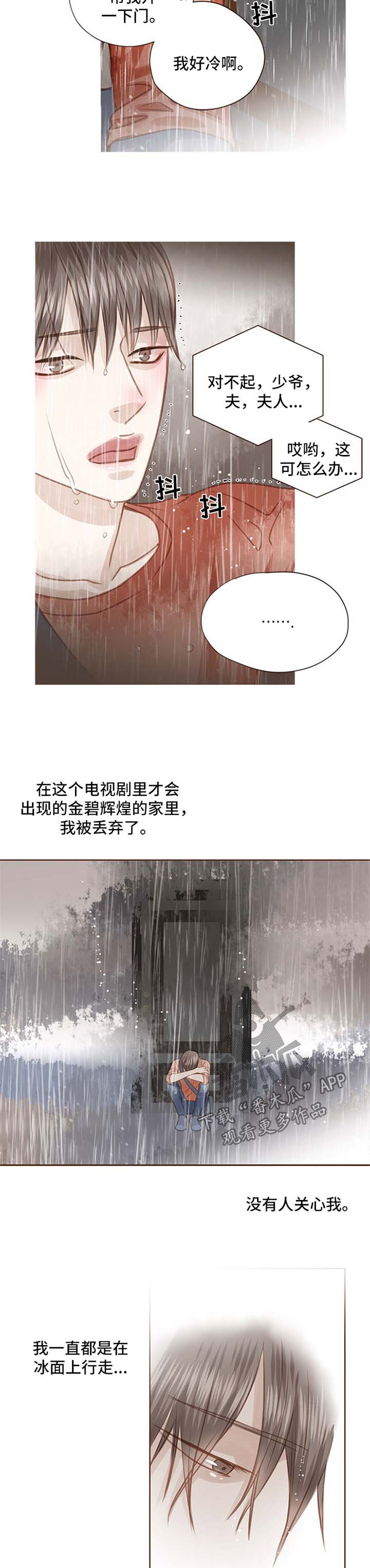 轻狂小说阅读漫画,第76章：下雨天1图