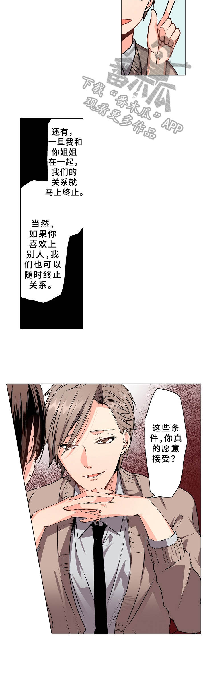 爱的替身漫画,第6章：条件2图