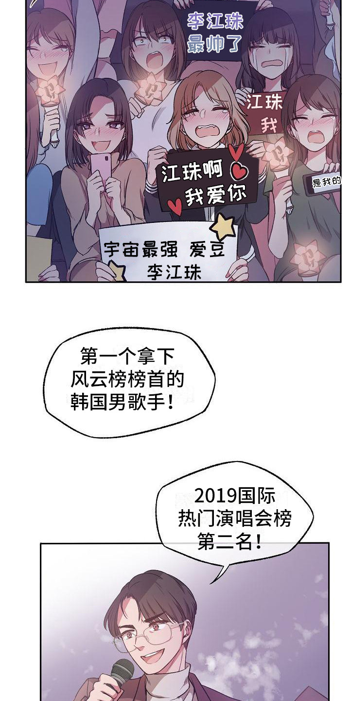 爱上保姆10集漫画,第1章：颜值明星2图