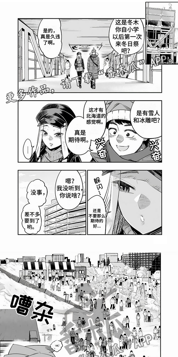 北海道之旅感受漫画,第11章：期待1图