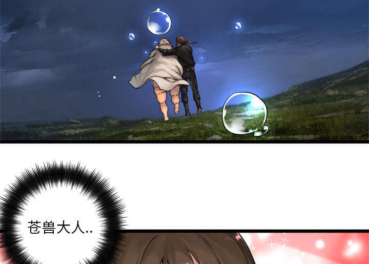 苍兽大人漫画,第39章：辣眼睛1图