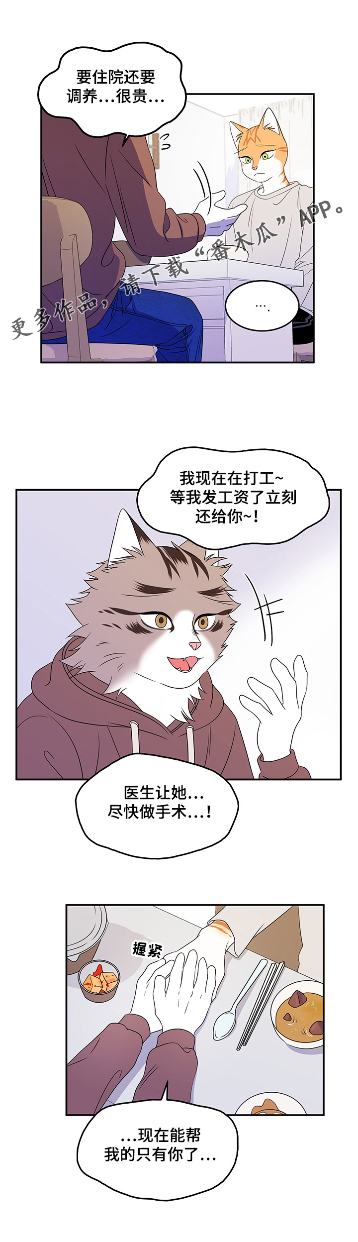 灵猫欧米伽漫画系列漫画,第6章：借钱2图