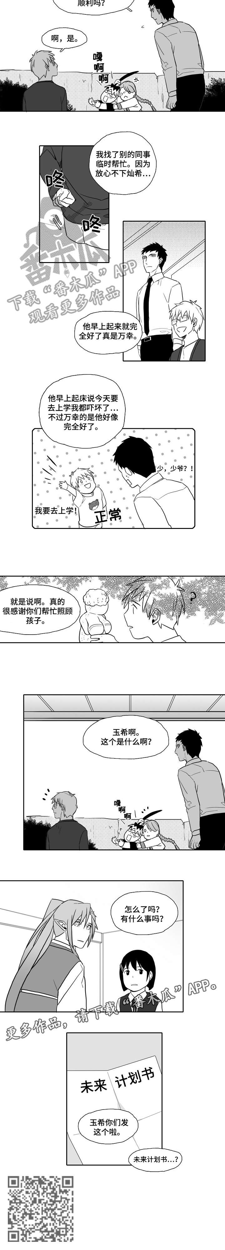 家族精神经典语句漫画,第24章：未来计划书1图