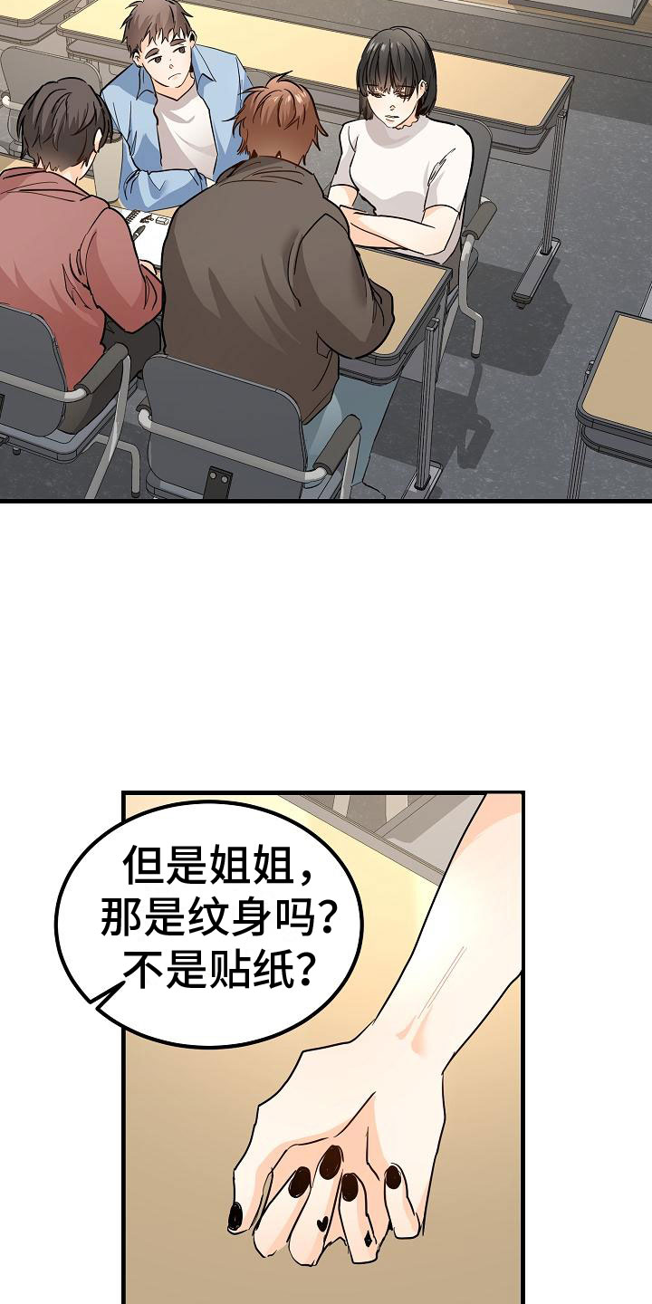 心动的距离视频教学漫画,第6章：阴沉的学姐1图