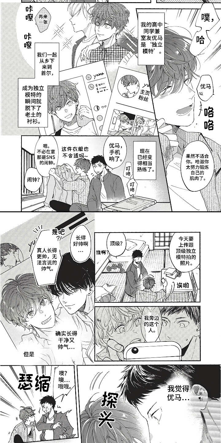 燃烧青春漫画,第8章：模特友人2图