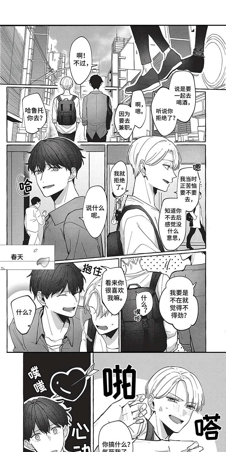 燃烧青春漫画,第3章：春天1图