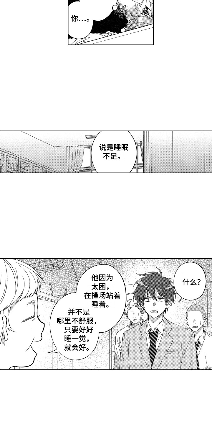 王子文吴永恩最新路透漫画,第8章：晕倒1图