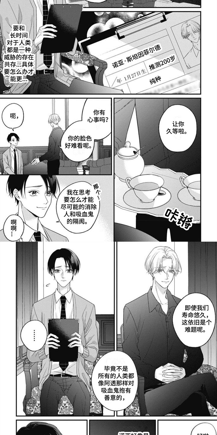 我的吸血鬼老师在线观看动漫免费漫画,第1章：他是吸血鬼2图