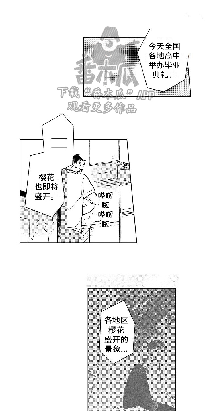 抖音 春风吹向你漫画,第10章：毕业1图