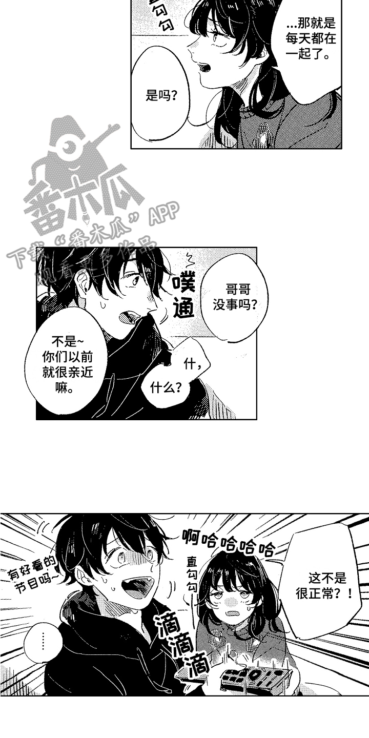 表白好时机漫画,第7章：戒备1图