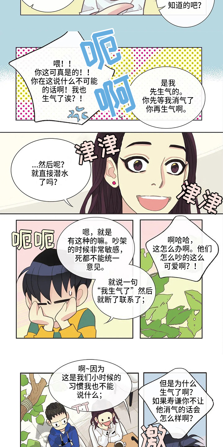 友谊长久照片漫画,第24章：倾诉2图