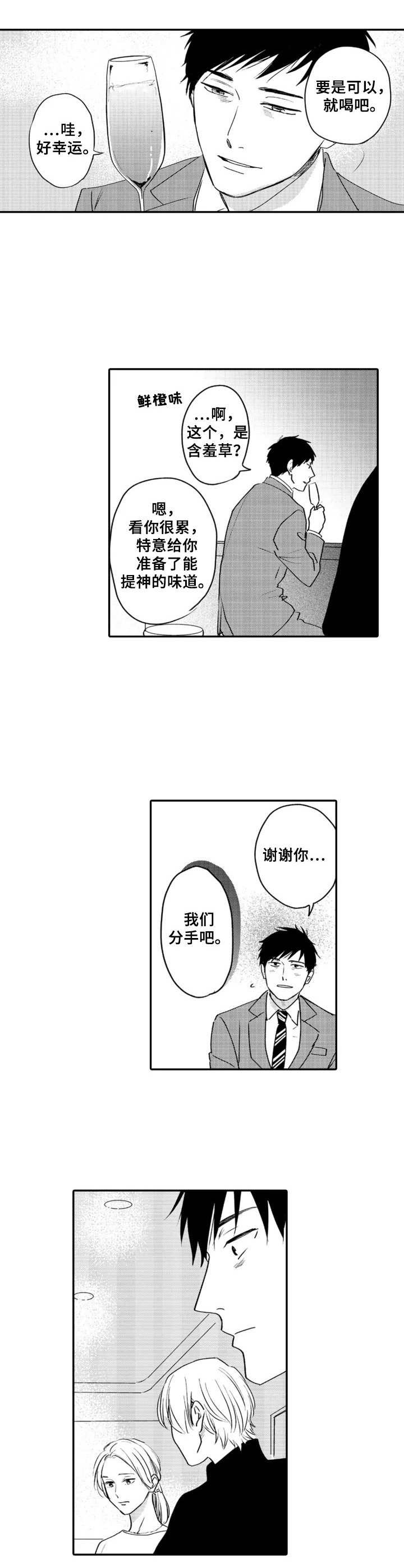 老实的生肖漫画,第1章：分手2图
