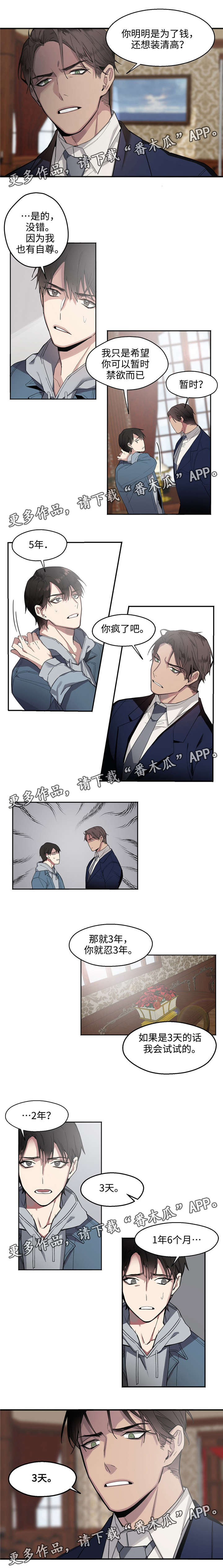 合约婚姻柳如烟失明三年后恢复漫画,第6章：条件2图