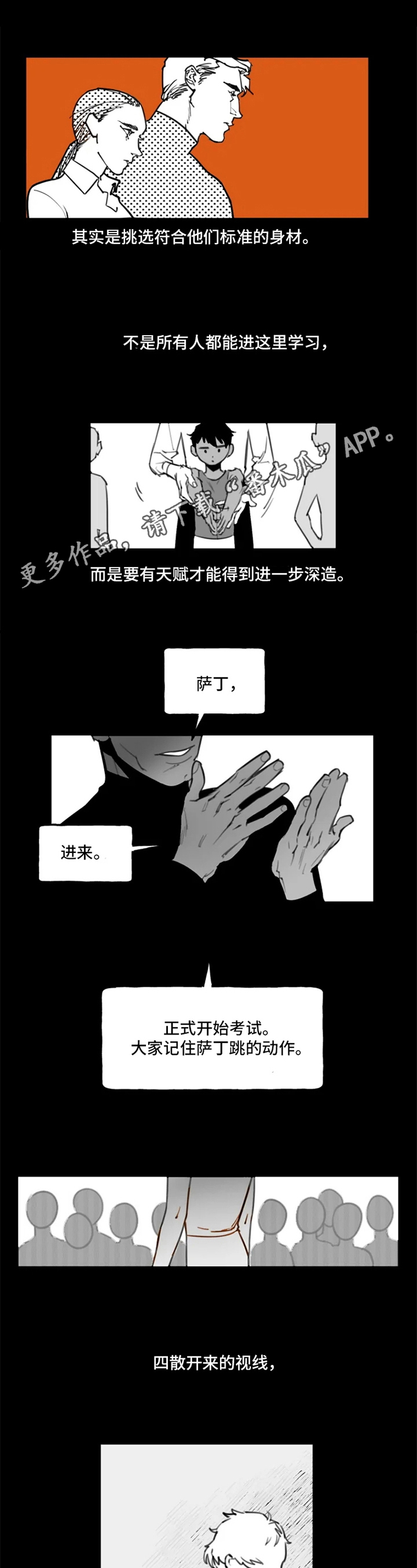 独行舞者漫画,第5章：表演1图