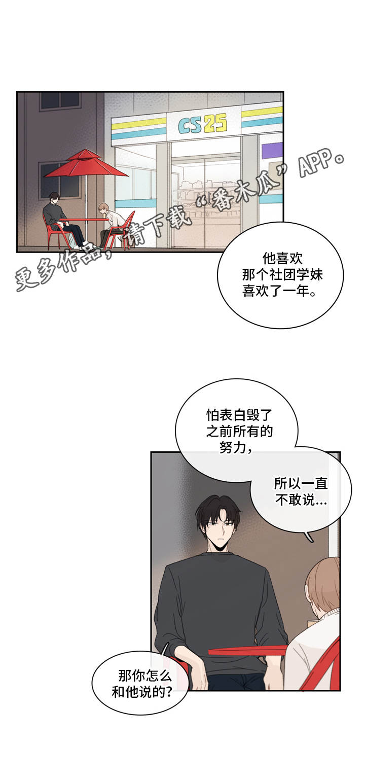 收下我的心意漫画,第13章：关心1图