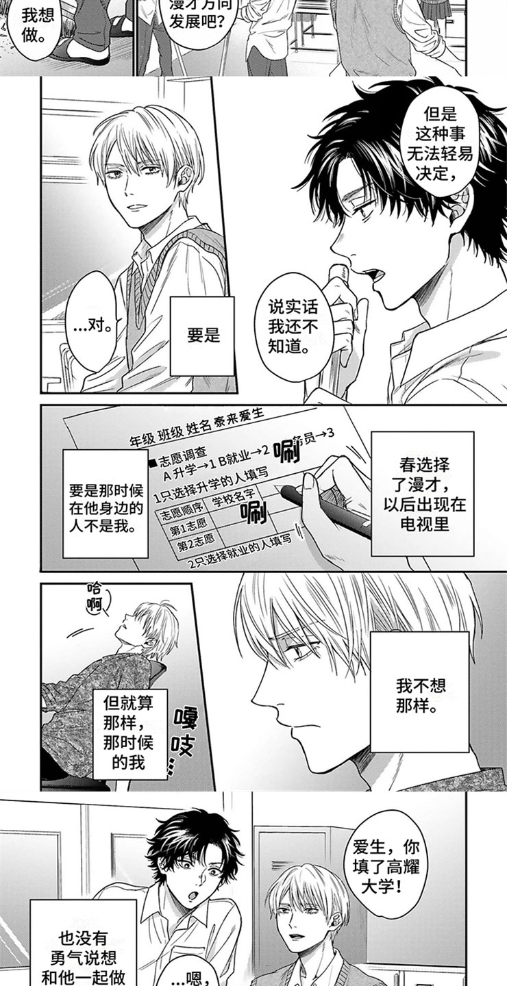 命运的思量原唱是谁漫画,第3章：说不出口2图