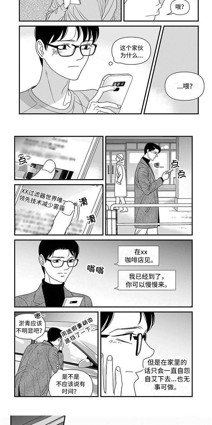 红色密封胶多久能干漫画,第1章：辞职之后1图