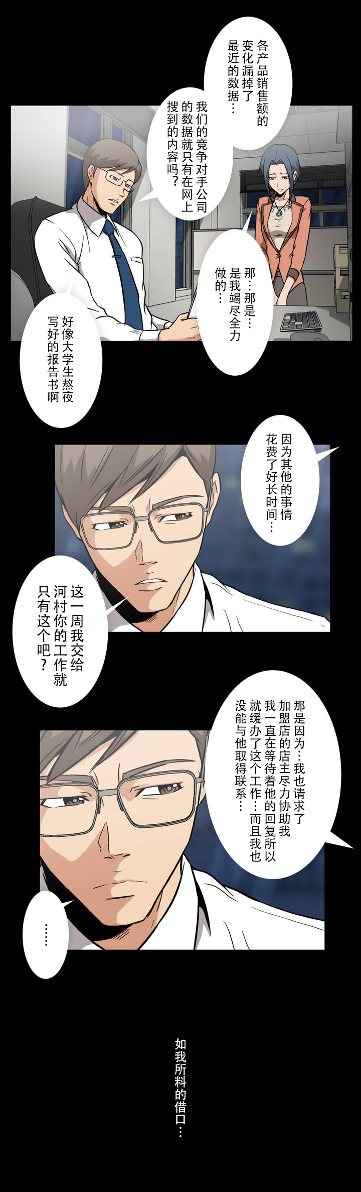 杉本科长漫画,第1话1图